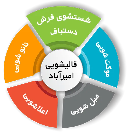 انواع خدمات در قالیشویی امیرآباد